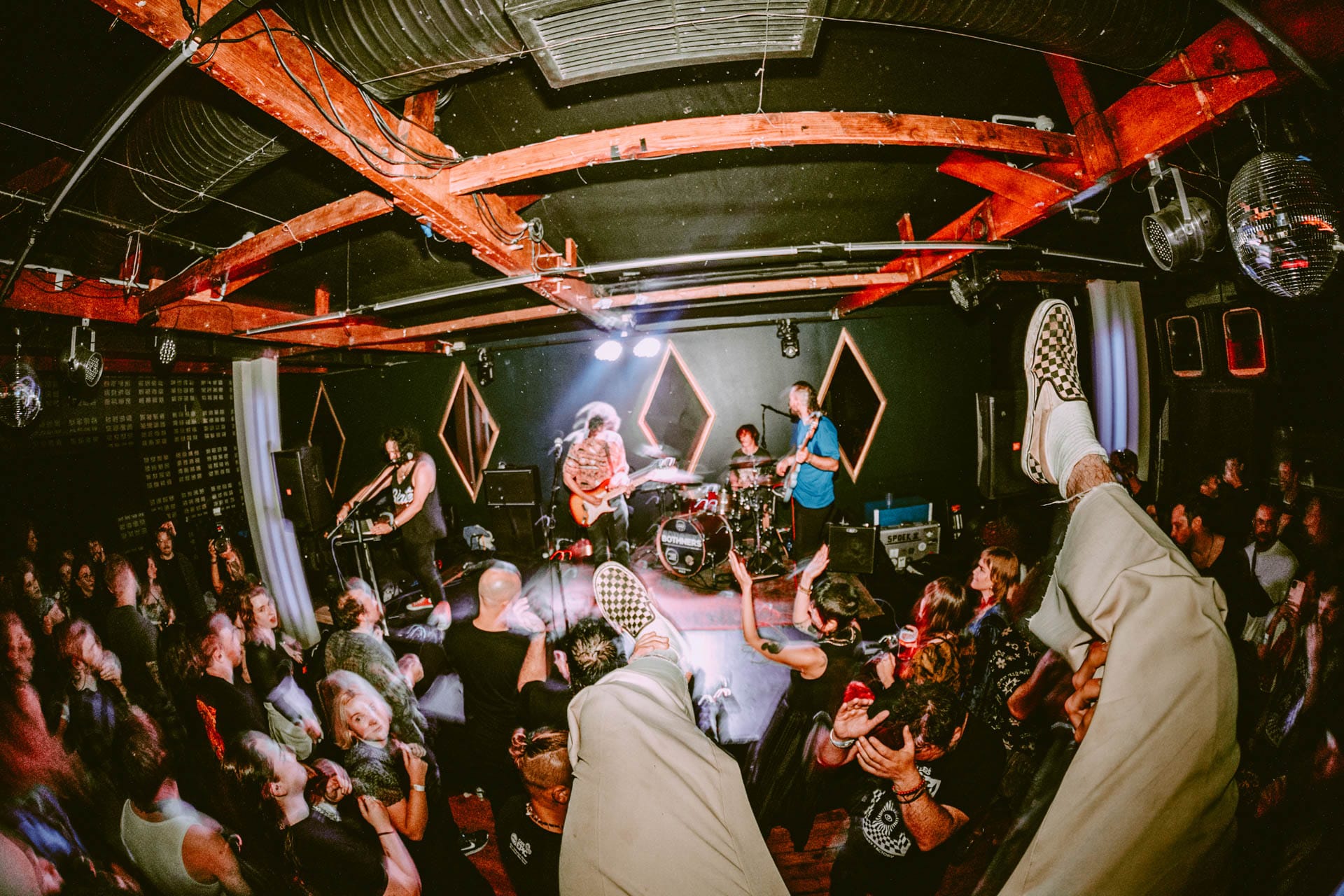 Mother's Cake live, photo by Dick Smith